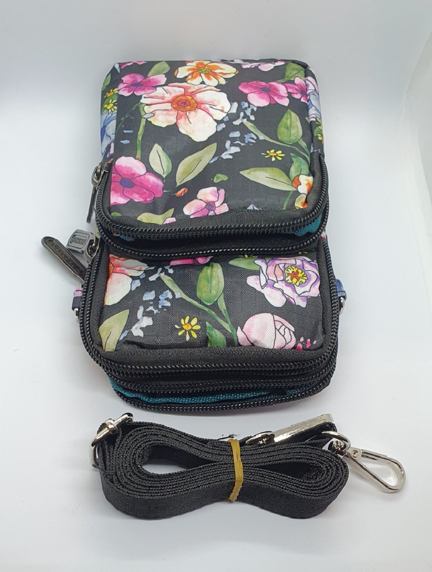 Floral Sports Phone Purse Casual Travel Outdoor Crossbody Arm Bag