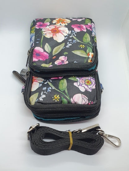 Floral Sports Phone Purse Casual Travel Outdoor Crossbody Arm Bag