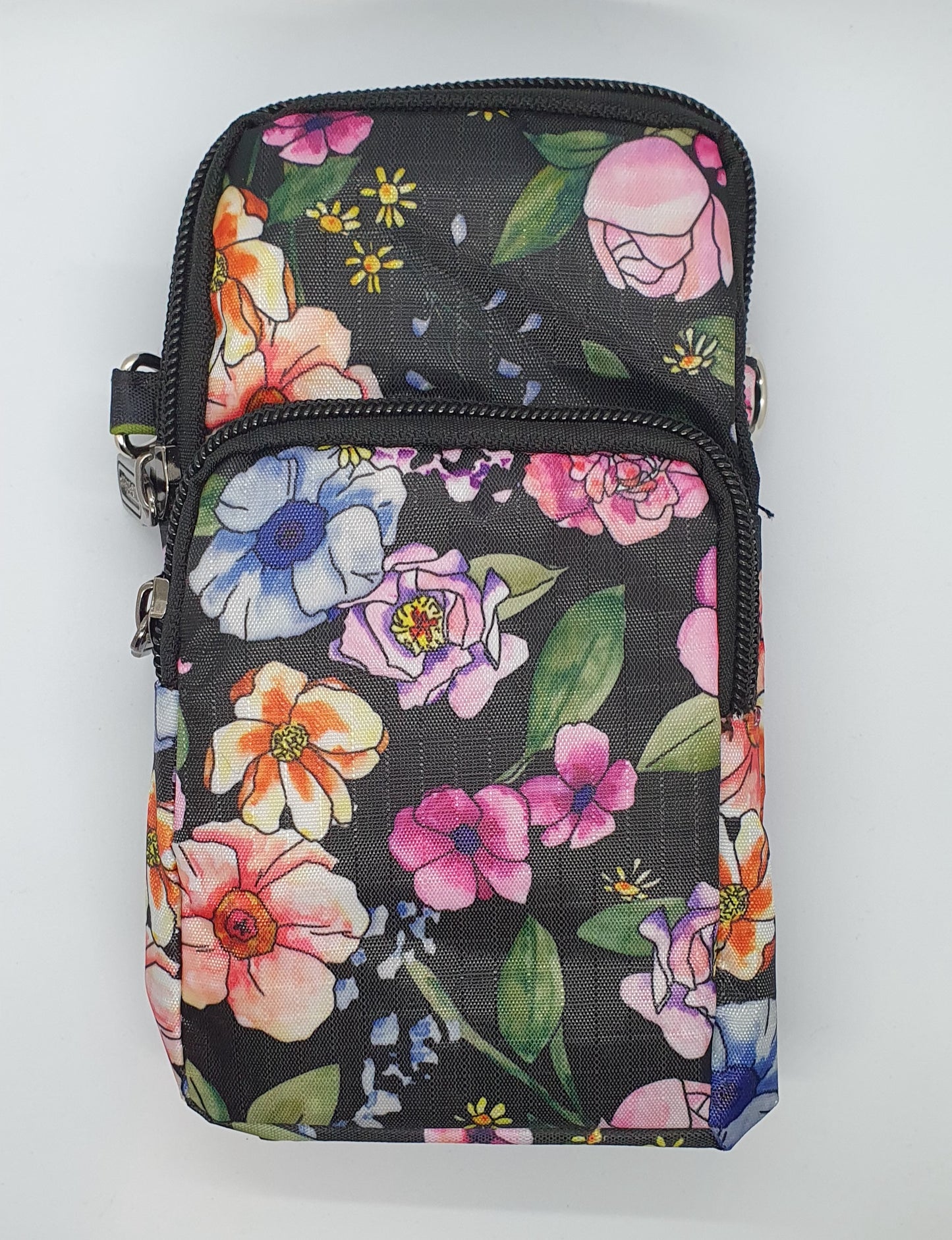 Floral Sports Phone Purse Casual Travel Outdoor Crossbody Arm Bag