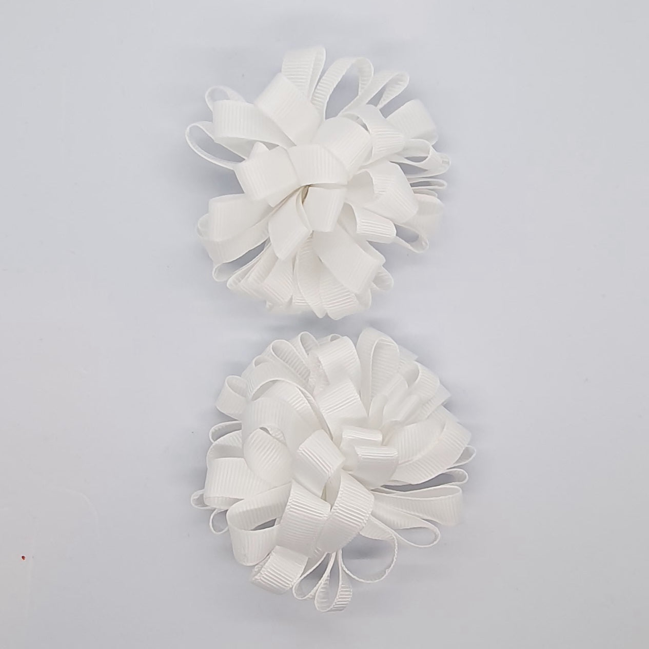 Ribbon Hydrangea Pom Pom Hair Clips Back To School Accessories