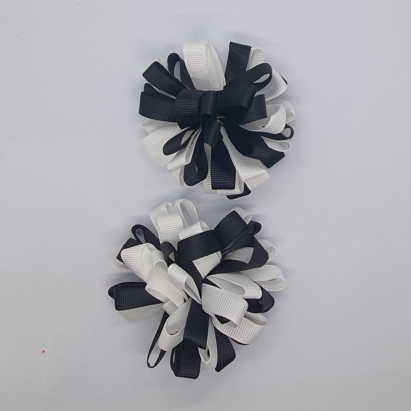 Ribbon Hydrangea Pom Pom Hair Clips Back To School Accessories