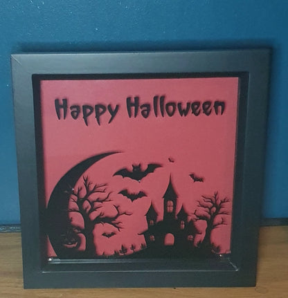 Happy Halloween Shadow box