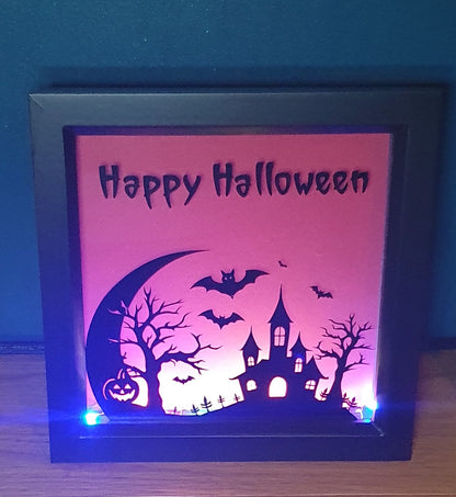 Happy Halloween Shadow box