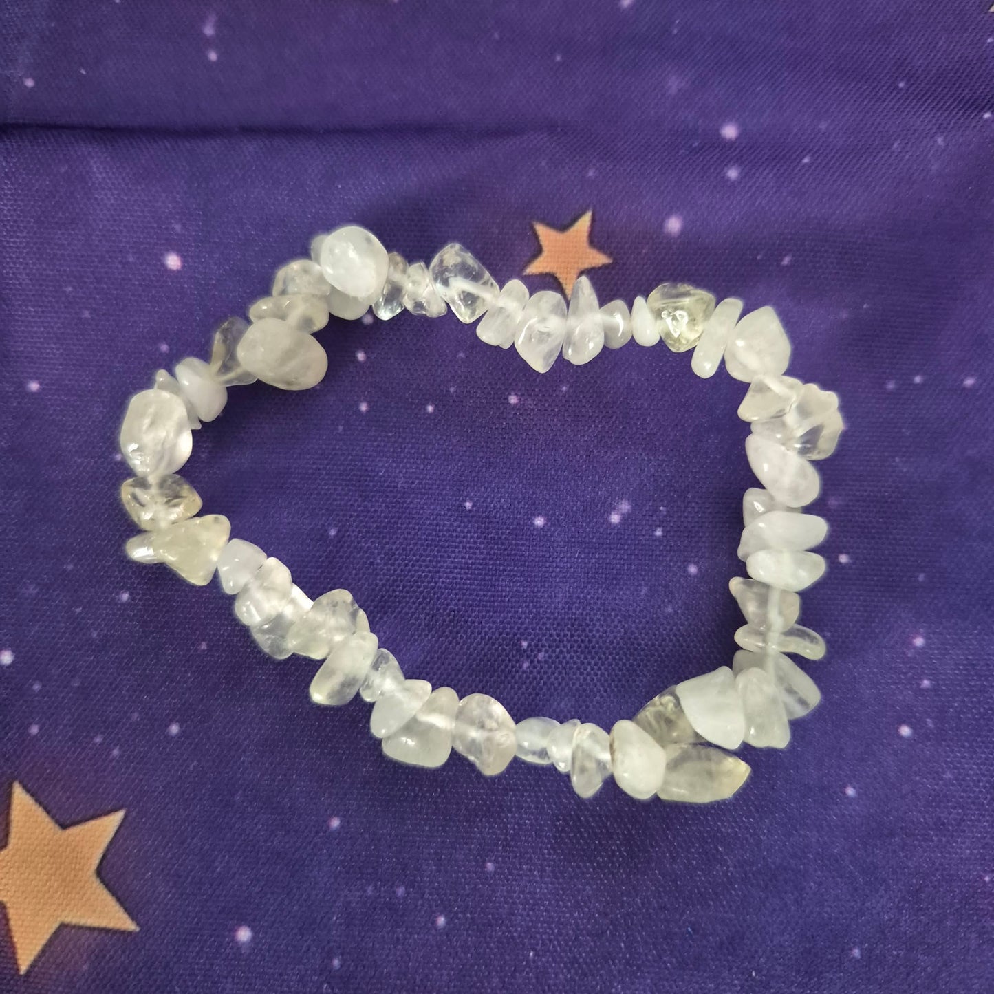 Natural Gemstone Chip Bracelets