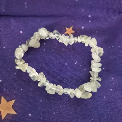 Natural Gemstone Chip Bracelets