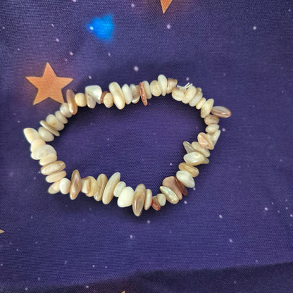 Natural Gemstone Chip Bracelets