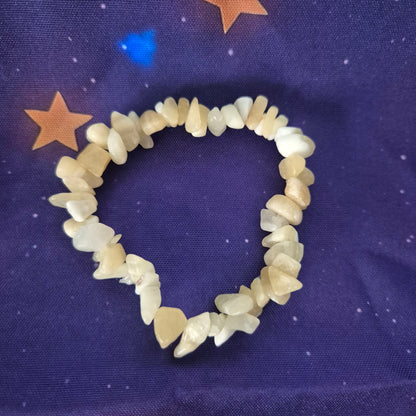 Natural Gemstone Chip Bracelets