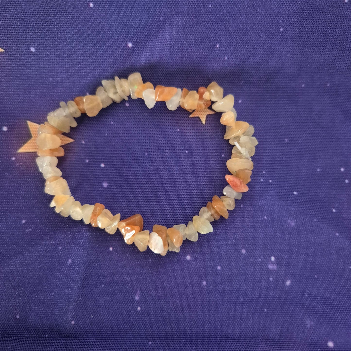 Natural Gemstone Chip Bracelets