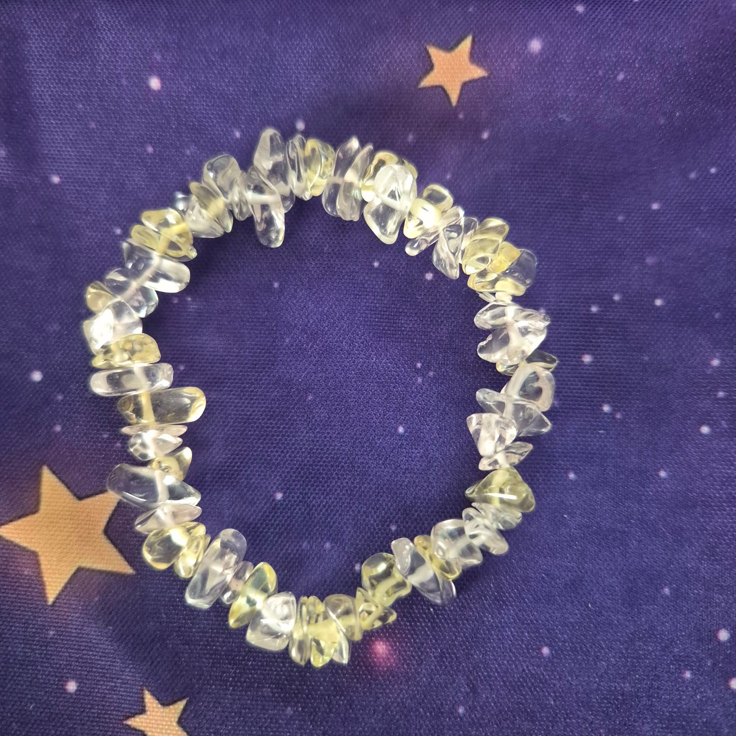 Natural Gemstone Chip Bracelets
