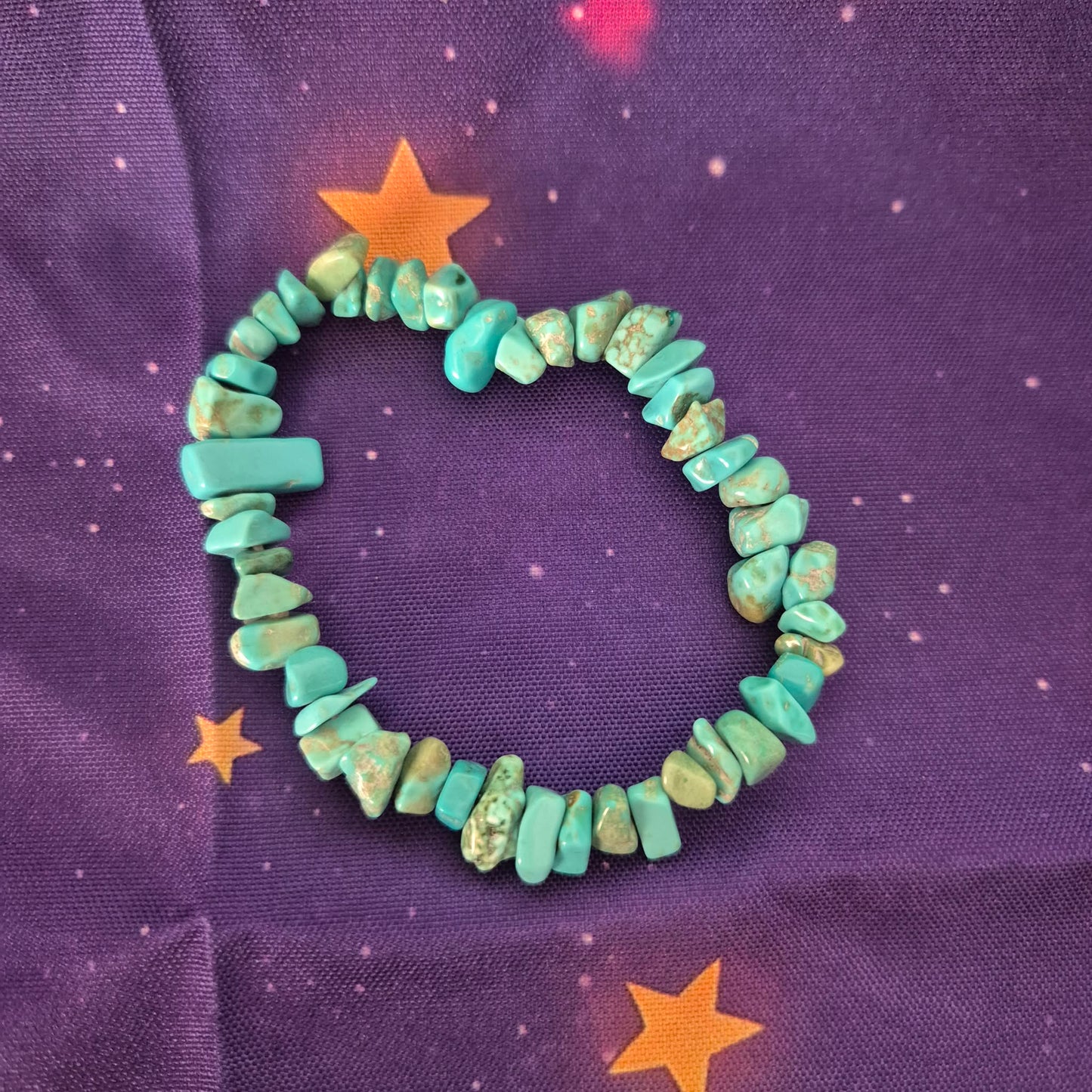 Natural Gemstone Chip Bracelets