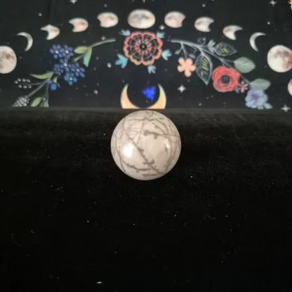 Small Grass Flower Jasper Sphere