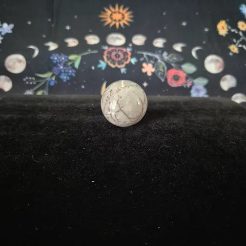 Small Grass Flower Jasper Sphere