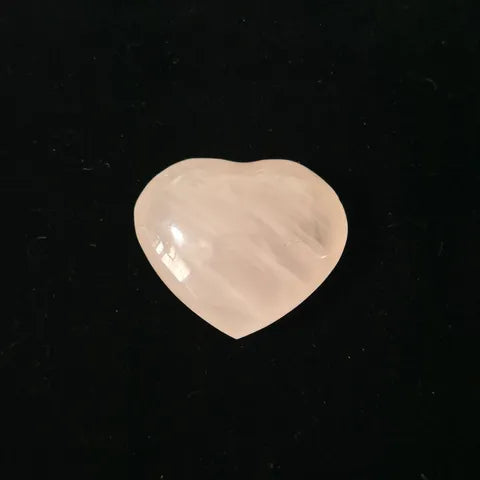 Rose Quartz Heart Carving