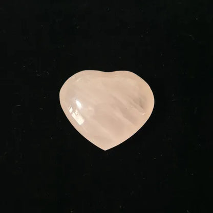 Rose Quartz Heart Carving