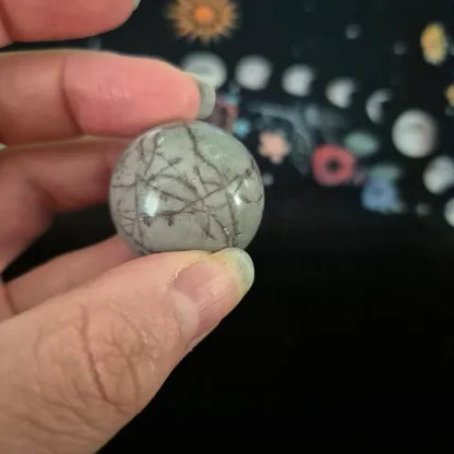 Small Grass Flower Jasper Sphere