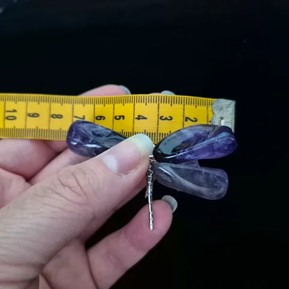 Dream Amethyst Dragonfly Sculpture