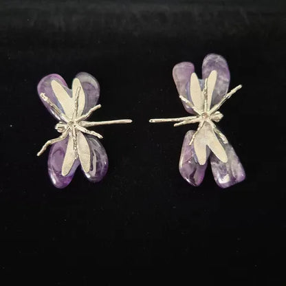 Dream Amethyst Dragonfly Sculpture