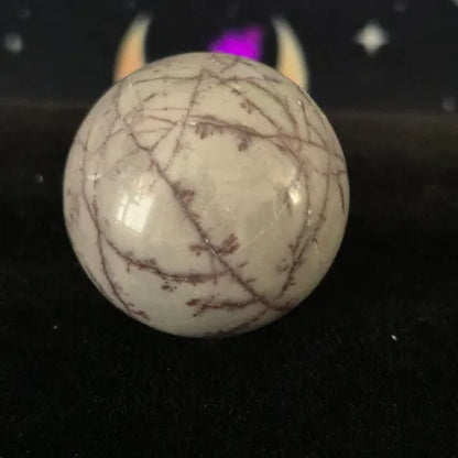 Small Grass Flower Jasper Sphere