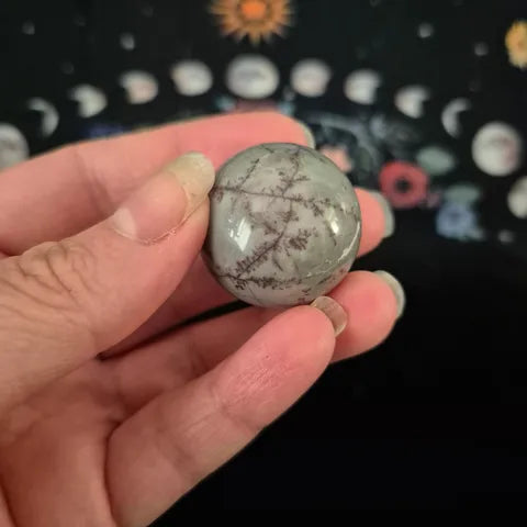 Small Grass Flower Jasper Sphere