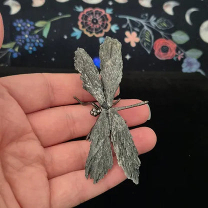 Black Tourmaline Dragonfly Sculpture