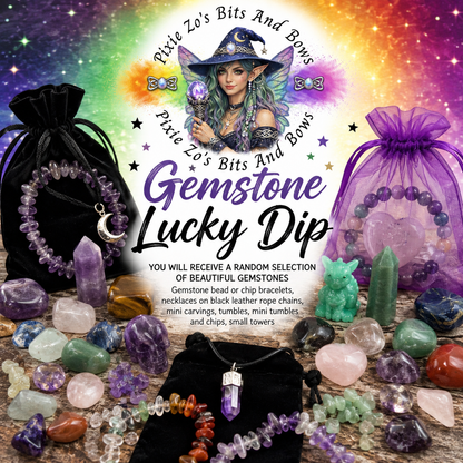 Gemstone Lucky Dip – Velvet or Organza Gift Bag Surprise