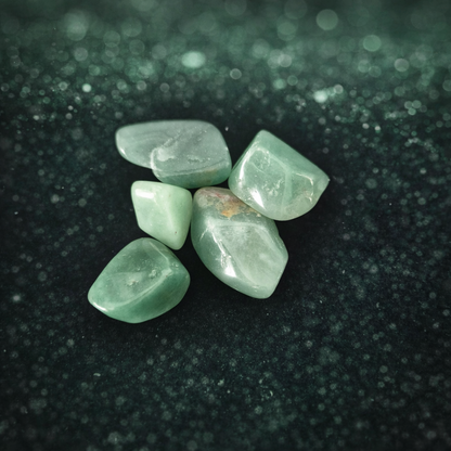 Green Aventurine Tumbles – Set of Five