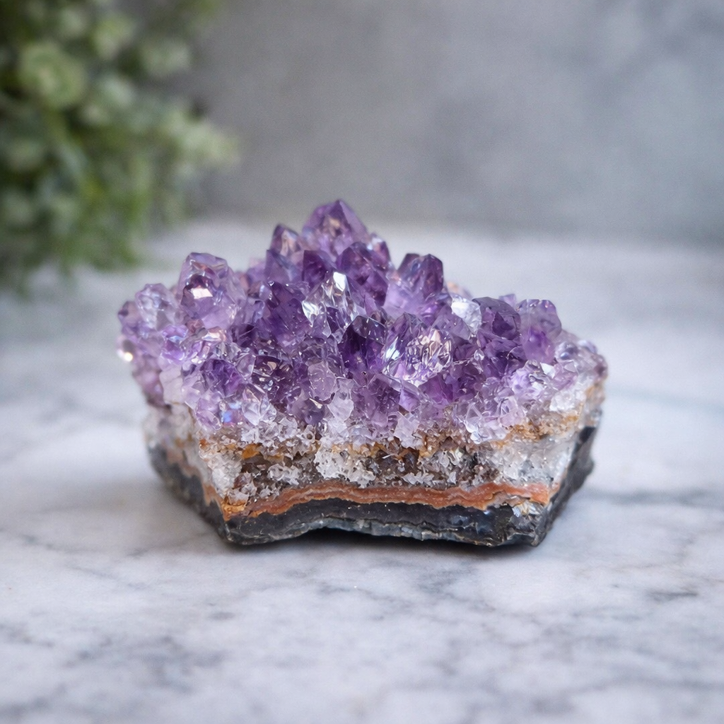 Amethyst Cluster Gemstone Crystal 35g
