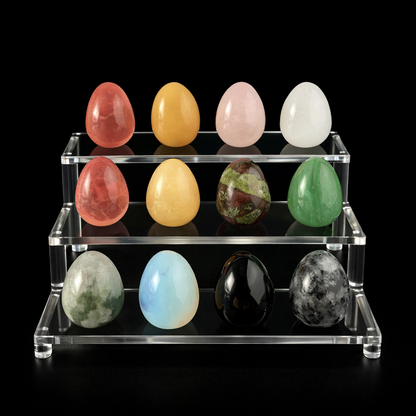 Polished Gemstone Egg – 2 cm Mini Carving