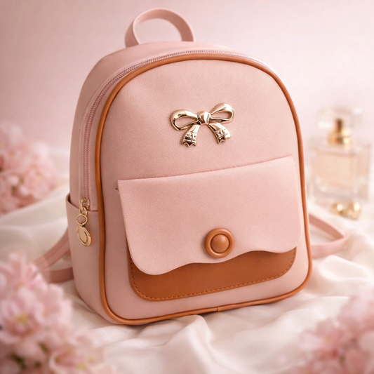 Mini backpack with front pocket