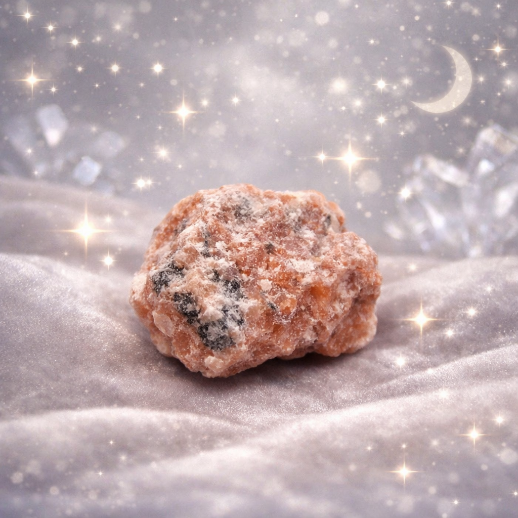 Raw Pink Feldspar Crystal Chunk