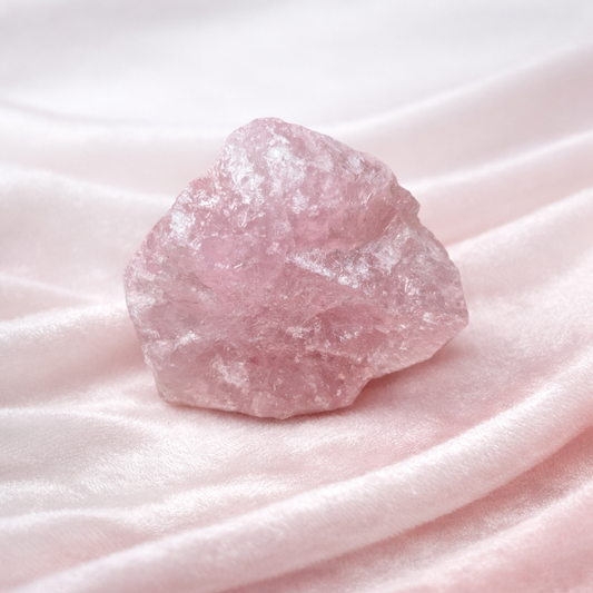 Raw Rose Quartz Crystal Gemstone Chunk 100g