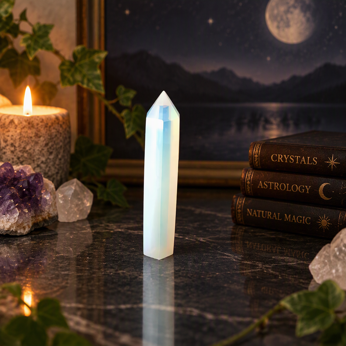 Opalite Crystal Tower