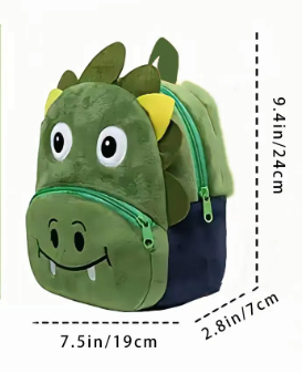 Dinosaur face mini back pack bag