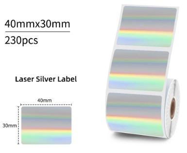 Square and Rectangle Thermal Stickers for use in thermal printer