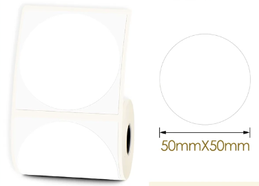 Circular 2 Inch Thermal Stickers for use in thermal printer