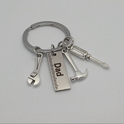 Dad Father's Day Tool Metal Keyring Birthday Gift