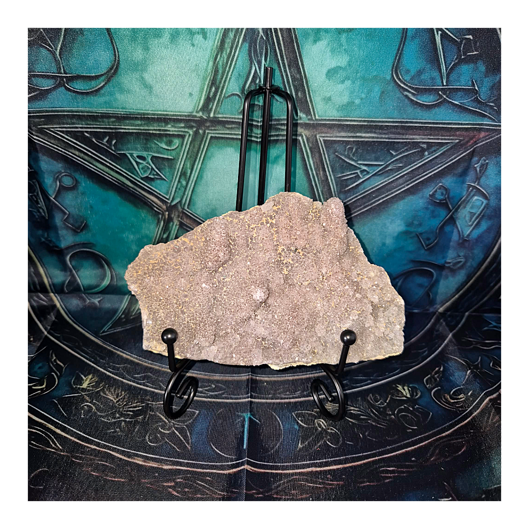 Drusy Sugar Amethyst cluster slab 200g