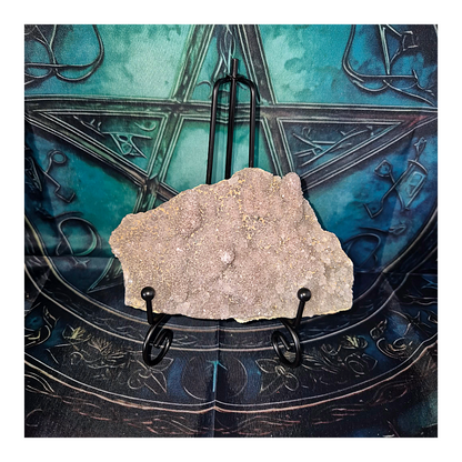 Drusy Sugar Amethyst cluster slab 200g
