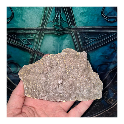 Drusy Sugar Amethyst cluster slab 200g
