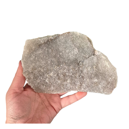 Drusy Sugar Amethyst cluster slab 480g