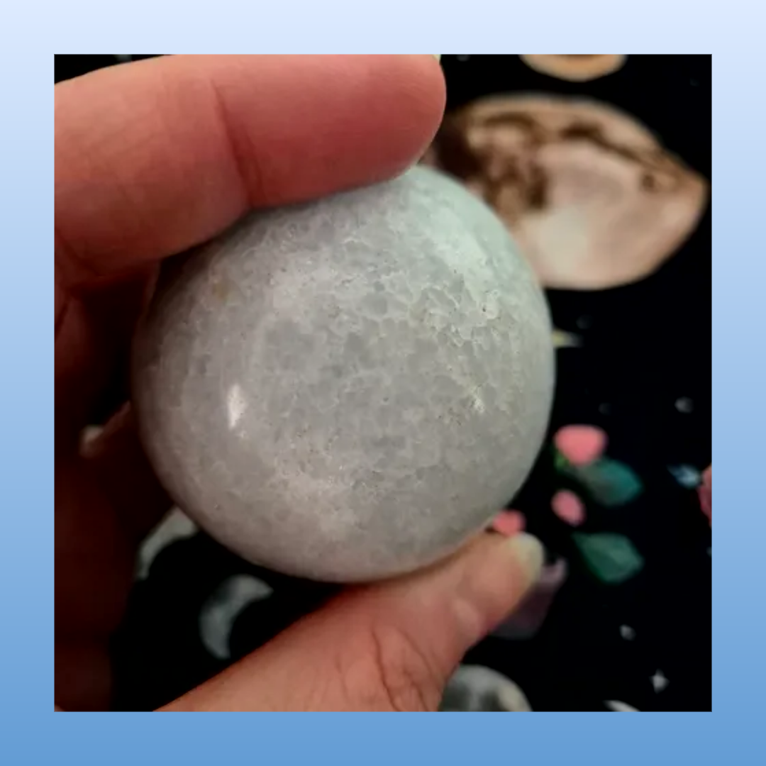 Blue Celestite Sphere