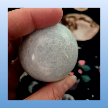 Blue Celestite Sphere
