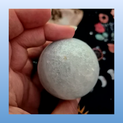 Blue Celestite Sphere