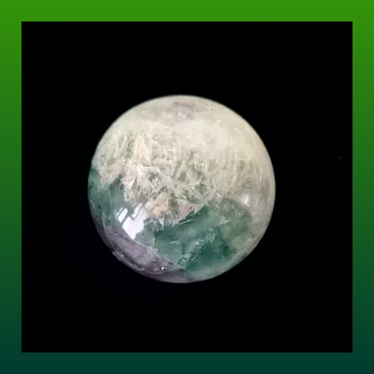 Rainbow Fluorite Sphere Orb with Internal Rainbows