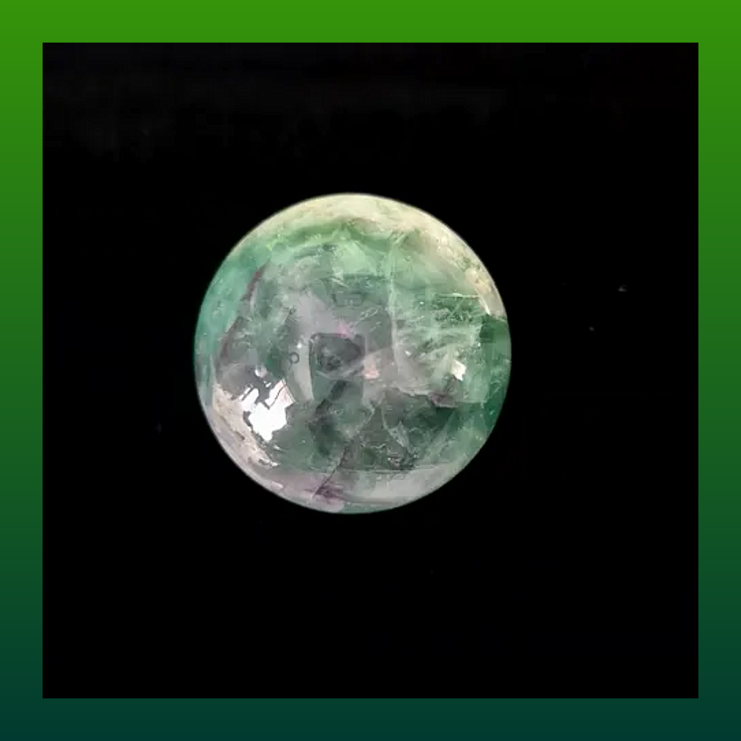 Rainbow Fluorite Sphere Orb with Internal Rainbows