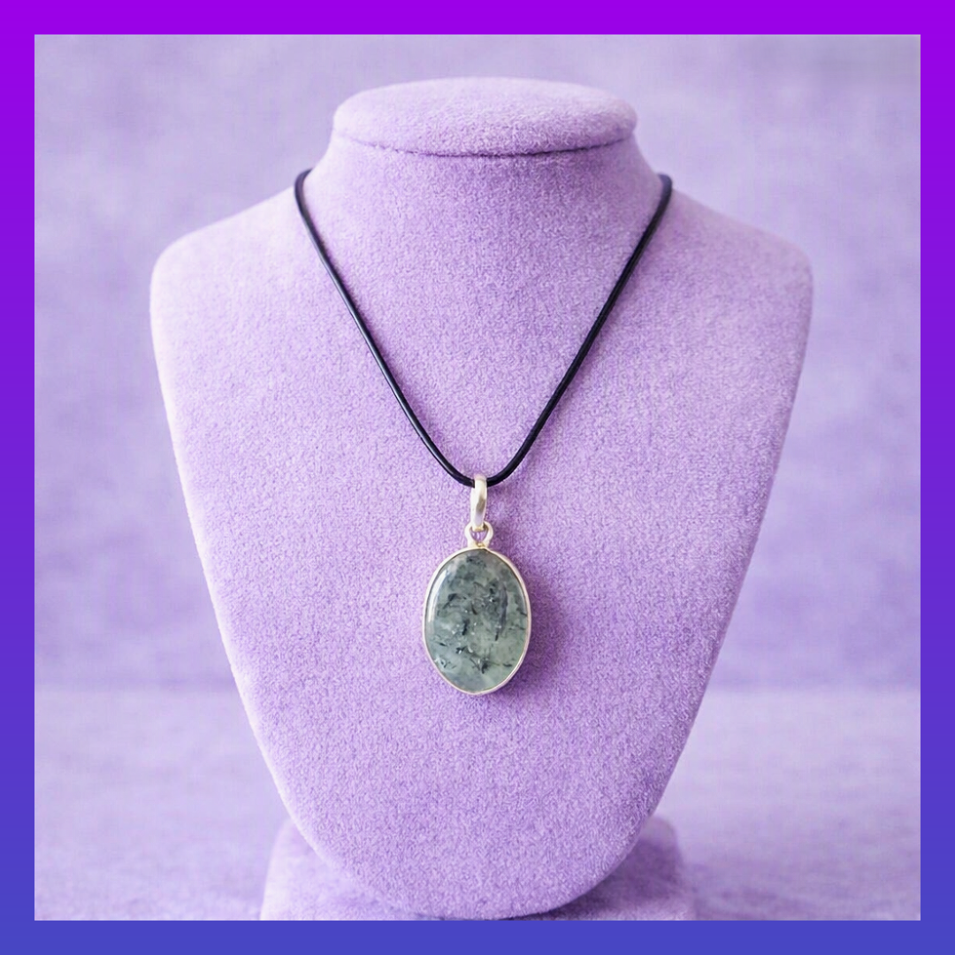 Prehnite Pendant Necklace