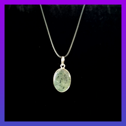 Prehnite Pendant Necklace