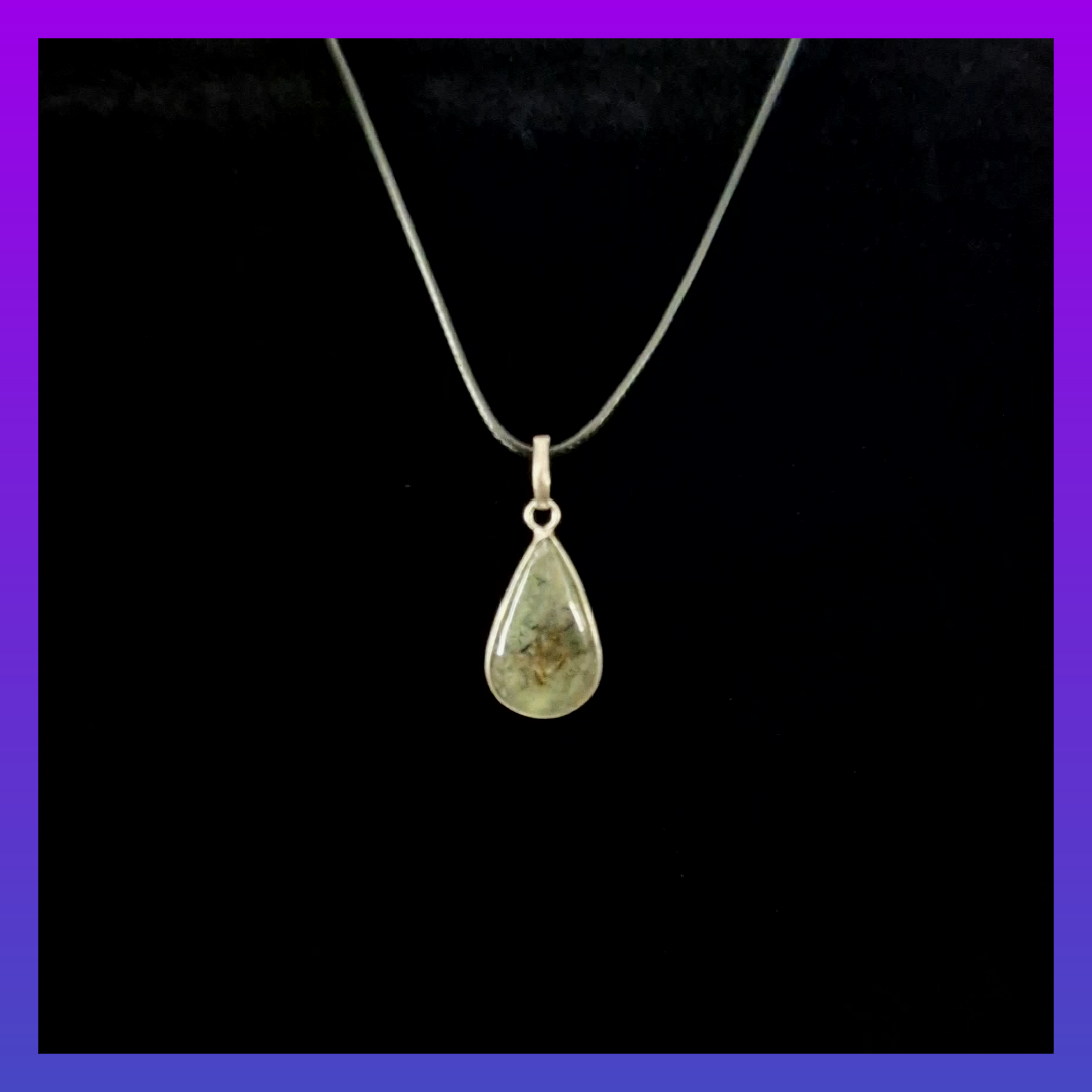 Prehnite Pendant Necklace