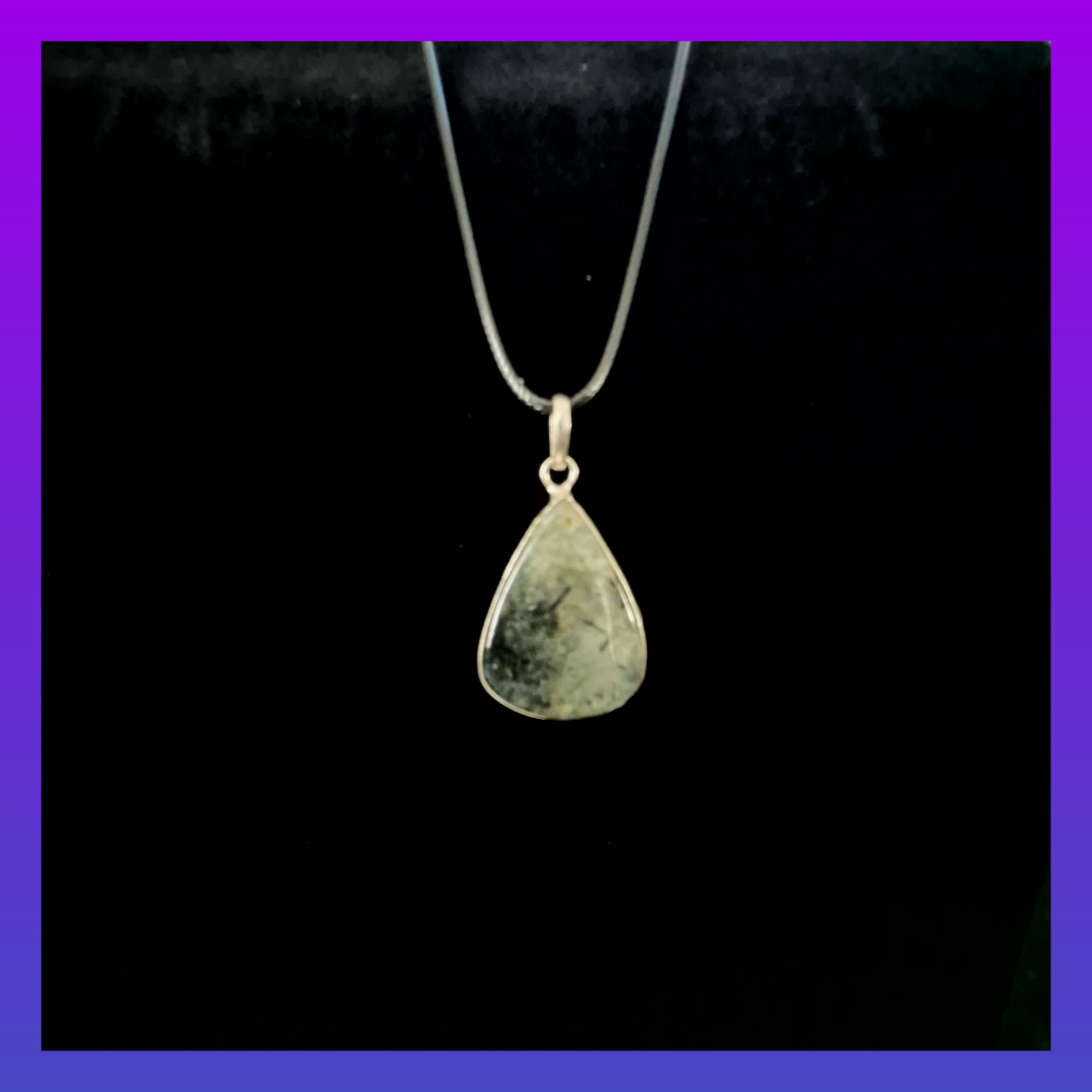 Prehnite Pendant Necklace