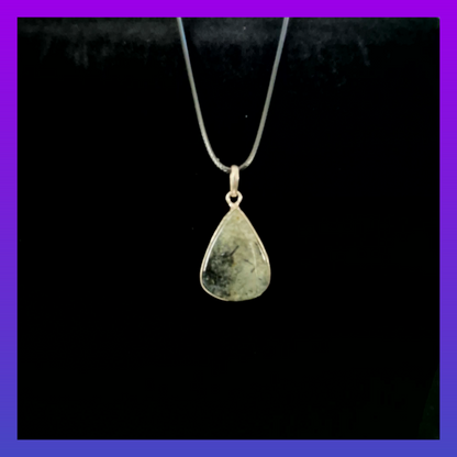 Prehnite Pendant Necklace